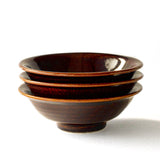 Yamahon Toubo  Small Bowl Amber Glaze