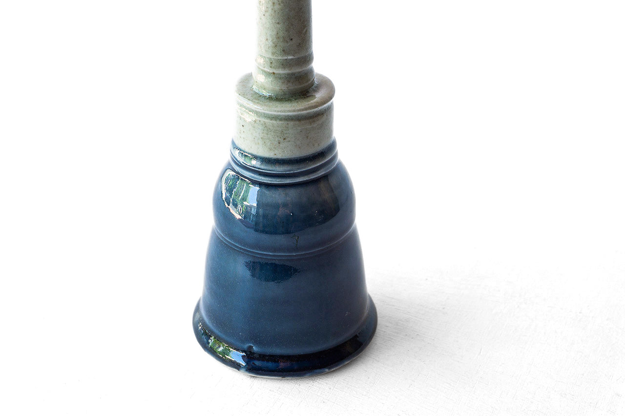 ●22-TO15 Shingo Oka / Blue Porcelain Vase