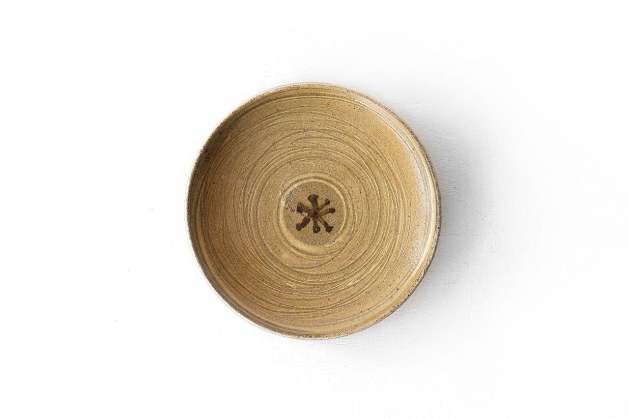 ●22-TO44 Shingo Underglazed-iron plate with brush lines(15cm)
