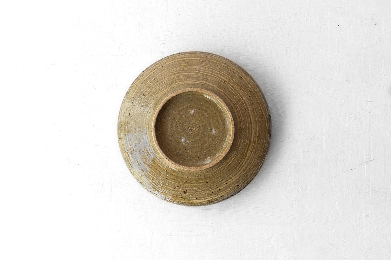 ●22-TO44 Shingo Underglazed-iron plate with brush lines(15cm)