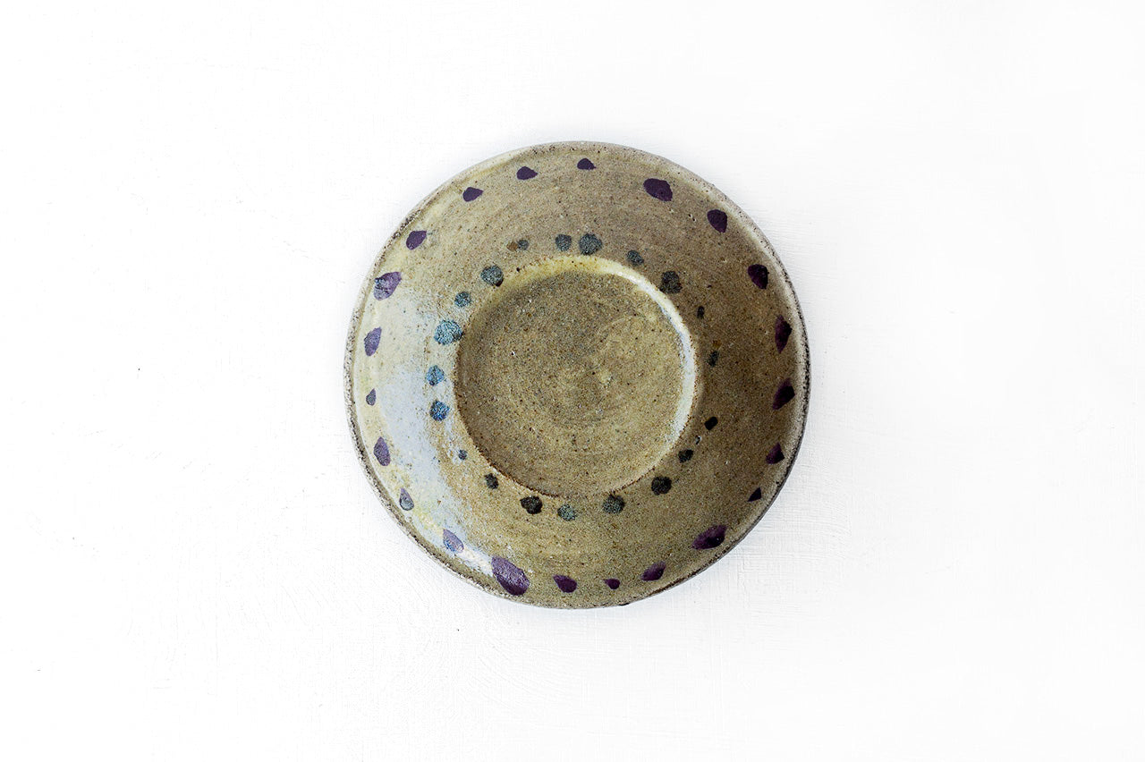 ●22-TO57 Shingo Oka / Pottery container designed with underglazed blue 