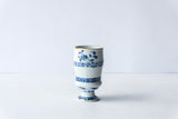 ●22-TO69 Shingo Oka / Footed cup with underglazed-blue painting