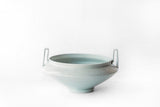 ●22-TO9 Shingo / White porcelain vase with handle
