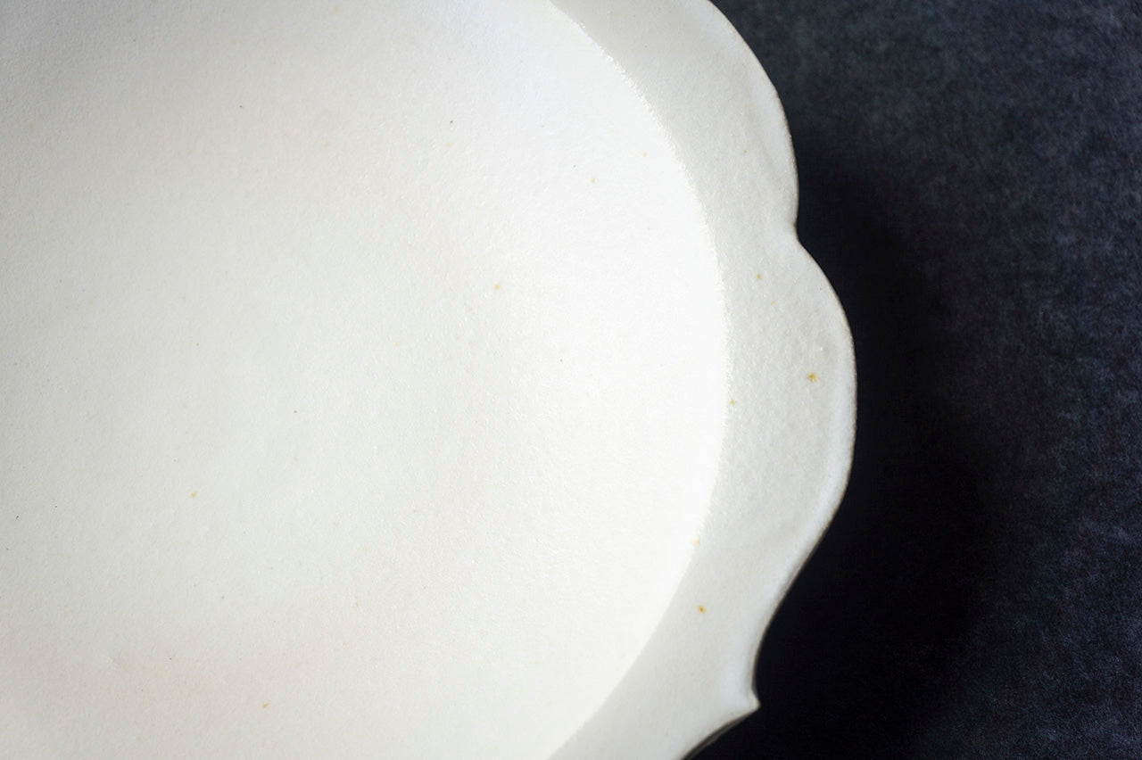 中里花子 チャクラ皿S  WHT