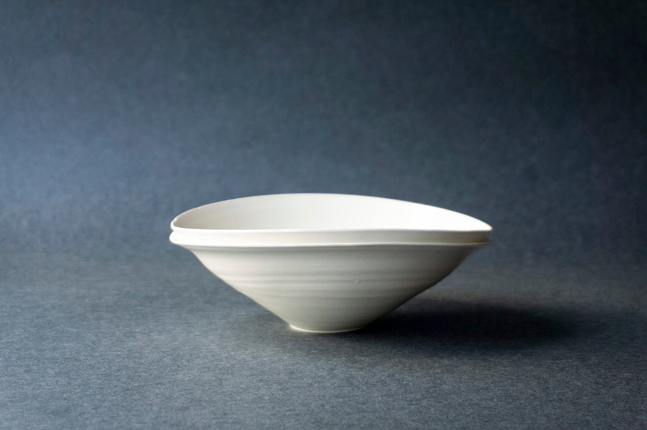 Double Lip Bowl L White