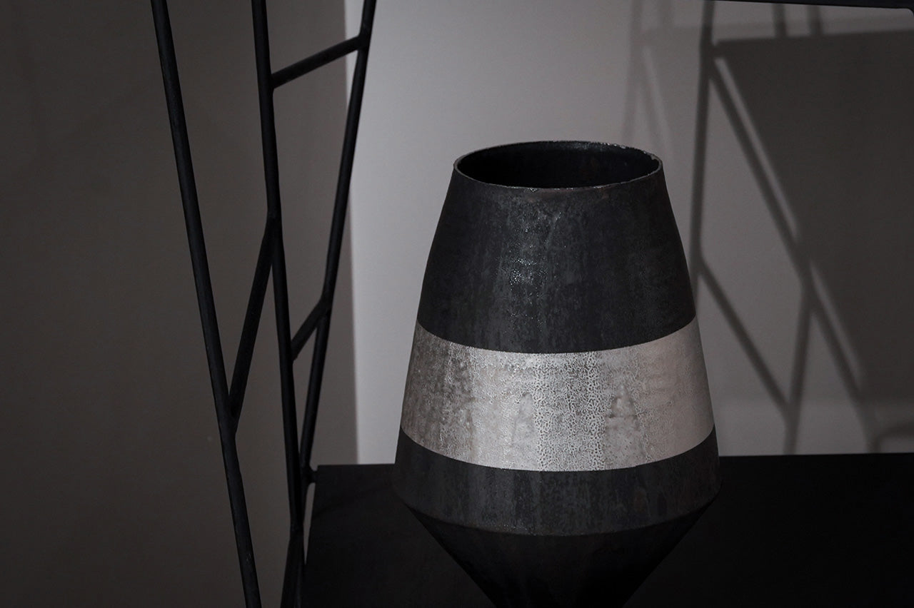 Atsushi Funakushi Flower vase 22B Silver