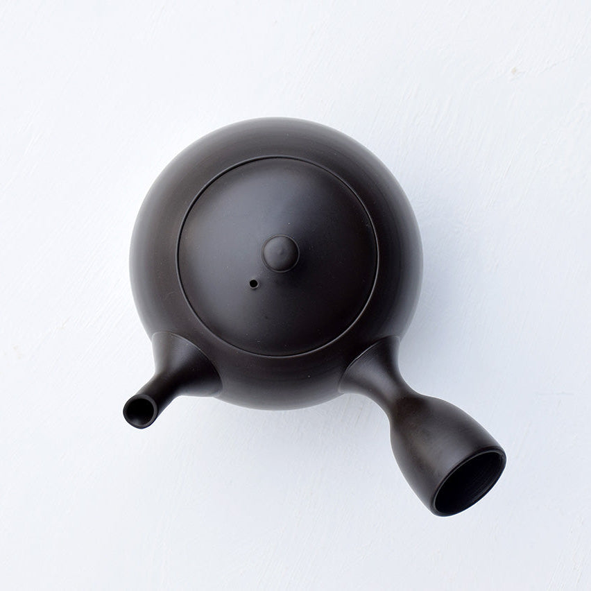 北龍 丸急須  朱泥炭化